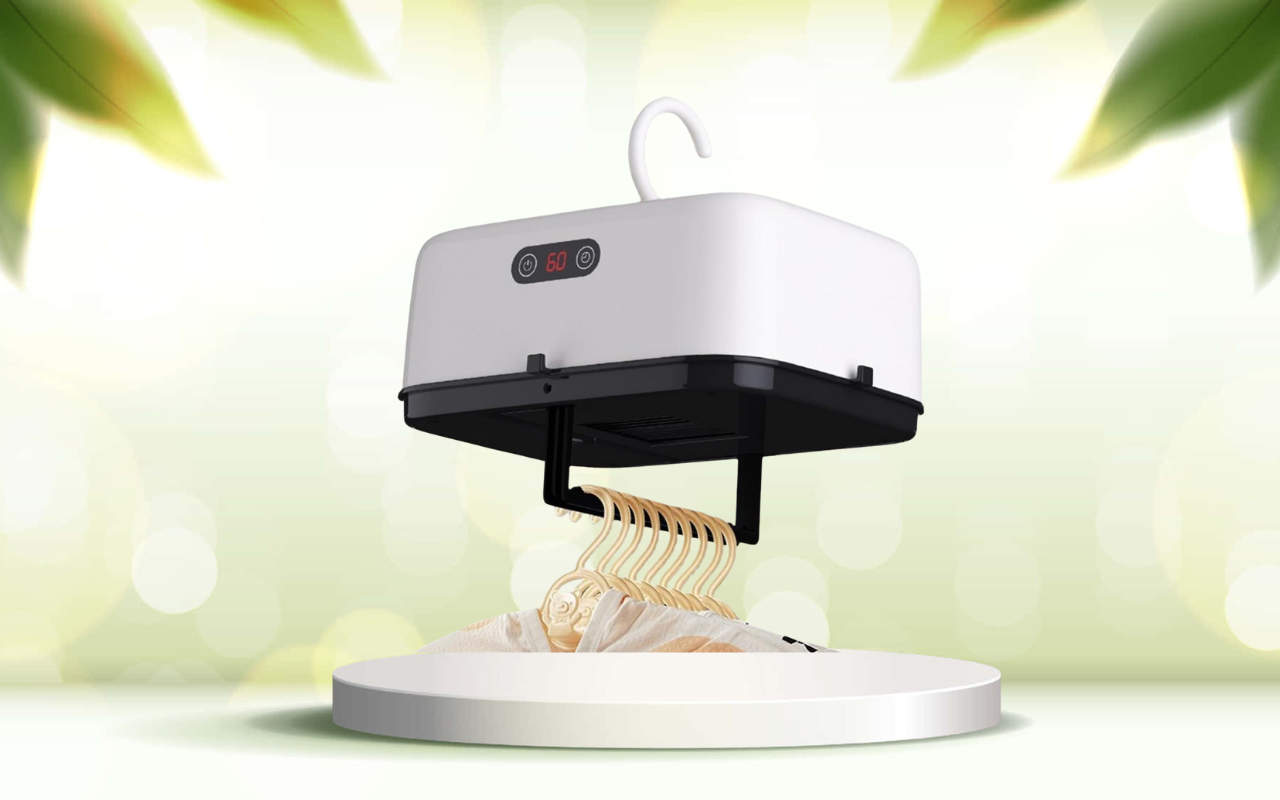 Scopri l’asciugatrice portatile salvaspazio: asciuga i tuoi capi ovunque, subito