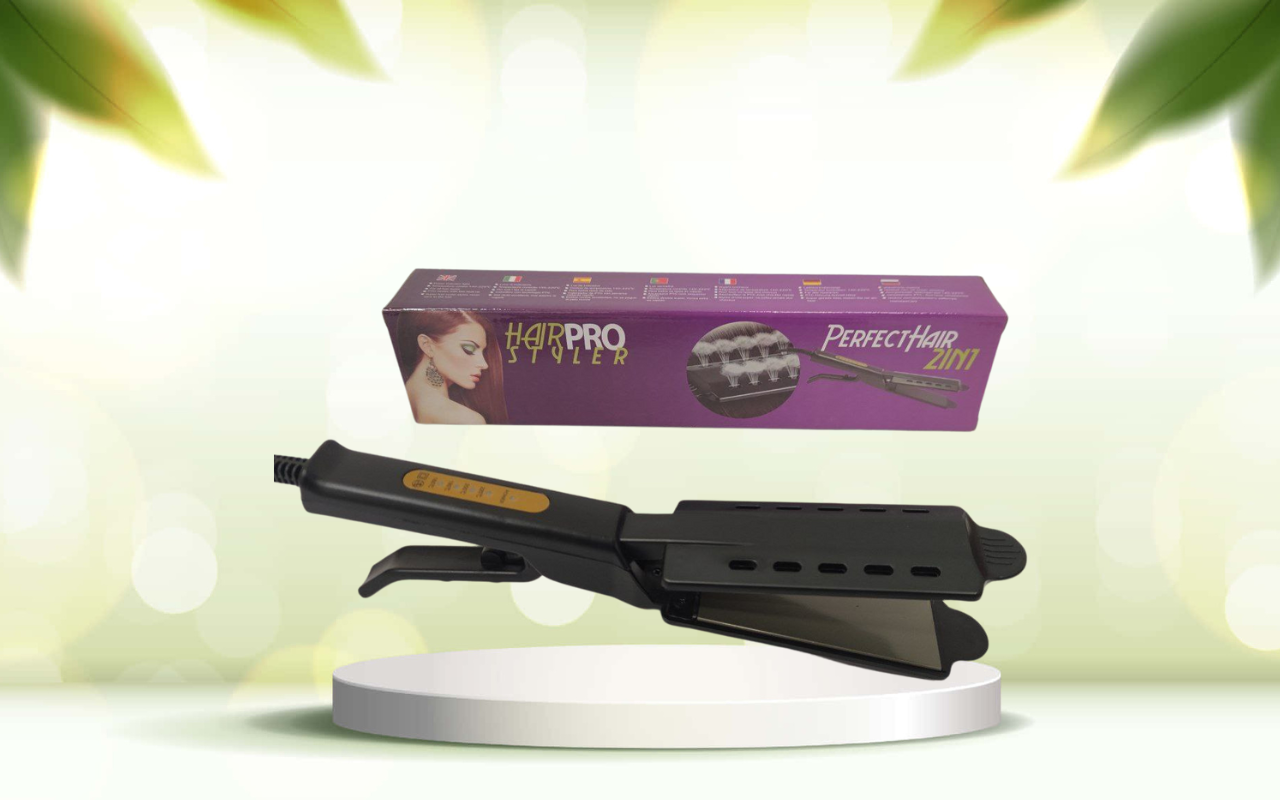 Scopri la piastra Hair Pro Style 2 in 1 per capelli lisci e asciutti in pochi minuti